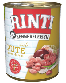 RINTI Kennerfleisch Turkey pulyka 12x400 g