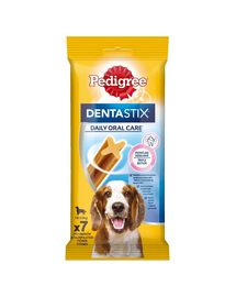 PEDIGREE DentaStix (közepes fajták) fogászati csemegék kutyáknak 7 db. 180g