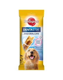 PEDIGREE Jutalomfalat fogászati rudacska, nagytermetű kutyáknak Dentastix 270 g x10