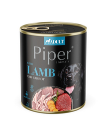 PIPER Nedvestáp bárányhússal és sárgarépával kutyáknak 800 g