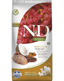 N&D Dog Quinoa Skin & Coat Quail 7 kg
