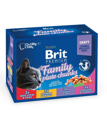 BRIT Pouches Family Plate 12x100g