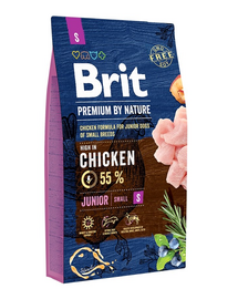 BRIT Premium By Nature Junior Small S Chicken 8 kg