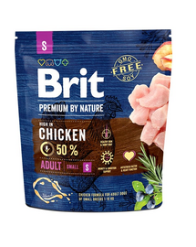 BRIT Premium By Nature Adult Small S Chicken1 kg