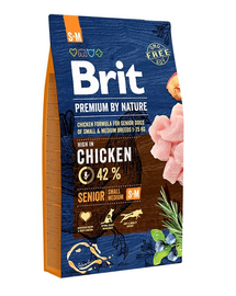 BRIT Premium By Nature Senior Small+Medium 8 kg
