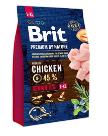 BRIT Premium By Nature Senior Large+Extra Large L+XL Chicken 3 kg
