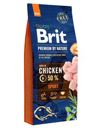 BRIT Premium By Nature Sport Chicken  15 kg