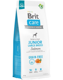 BRIT Care Grain-free Junior Large Breed szárazeledel lazaccal 12 kg