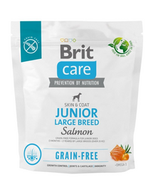 BRIT Care Grain-free Junior Large Breed szárazeledel lazaccal 1 kg