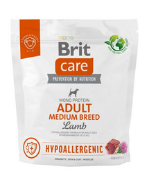BRIT Care Hypoallergenic Adult Medium Breed szárazeledel bárányhússal 1 kg