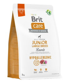 BRIT Care Hypoallergenic Junior Large Breed szárazeledel bárányhússal 3 kg