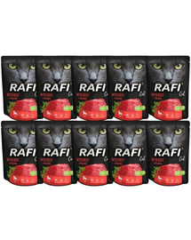 DOLINA NOTECI Rafi Cat nedves macskaeledel marhahússal 10 x 300 g