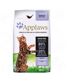 APPLAWS Dry cat Adult Csirke és kacsa 2 kg
