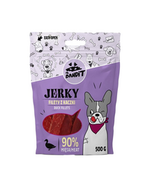 MR. BANDIT Jerky kacsafólia kutyáknak 500 g