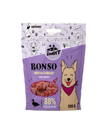 MR. BANDIT Bonso Kacsa kockák kutyáknak 500 g