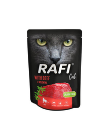 DOLINA NOTECI Rafi Cat nedves macskaeledel marhahússal 300 g