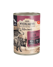 WIEJSKA ZAGRODA Forest Flavours Vaddisznó marhahússal 400 g felnőtt kutyáknak