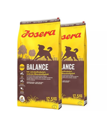 JOSERA Balance 2 x 12,5kg idősebb vagy kevésbé aktív kutyák számára