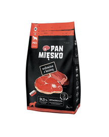PAN MIĘSKO Marhahús kecskehússal M 3 kg