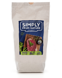 SIMPLY FROM NATURE Oven Baked Dog Food with deer 1,2 kg