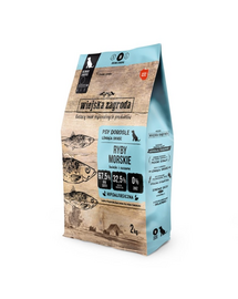 WIEJSKA ZAGRODA Tengeri halak kutyák számára, száraz táp (M) 2 kg