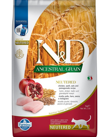 FARMINA Low Grain chicken & pomegranate neutered 5 kg