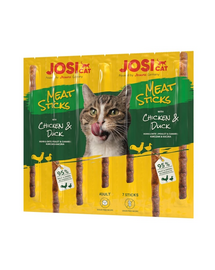 JOSERA JosiCat Meat Sticks csirke és kacsa pálcika macskáknak 35g