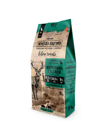 WIEJSKA ZAGRODA Erdei ízek – sertéshús szarvassal, száraz táp (S) 20 kg