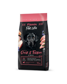 FITMIN dog For Life Duck & Turkey 12 kg