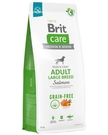 BRIT Care Grain-free Adult Large Breed Salmon 12kg gabonamentes nagytestű kutyaeledel lazac