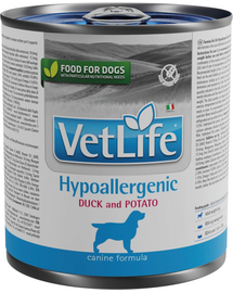 FARMINA VetLife Hypoallergenic Duck & Potato diétás kutyatáp 300 g