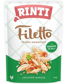 RINTI Filetto in Jelly Chicken&Vegetables  zselés csirke és zöldség 100 g