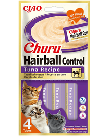INABA Churu Hairball Tuna 4x14 g méregtelenítő kezelés tonhallal