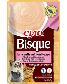 INABA CIAO Bisque Tonhal és lazac krémleves macskáknak 40g