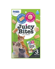 INABA Juicy Bites nedves finomságok házi húsleves és tintahal macskáknak 33,9 g (3x11,3 g)