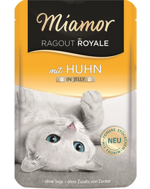 MIAMOR Ragout Royale in Jelly Chicken zselés csirke tasak macskáknak 100 g