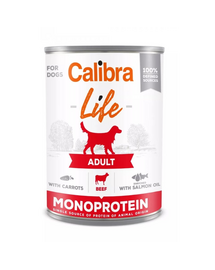 CALIBRA Dog Life Adult Beef with Carrots 400 g