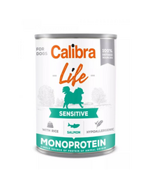 CALIBRA Dog Life Sensitive Salmon with Rice 400 g