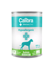 CALIBRA Veterinary Diet Dog Hypoallergenic Insect & Rabbit 400 g