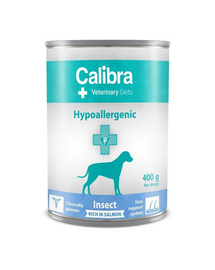 CALIBRA Veterinary Diet Dog Hypoallergenic Insect & Salmon 400 g