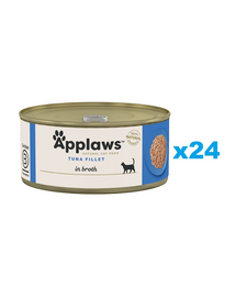 APPLAWS Cat Tonhalfilé húslevesben 24x70 g