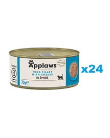 APPLAWS Cat Sajtos tonhal húslevesben 24x70 g