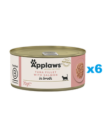 APPLAWS Cat Tonhal lazaccal húslevesben 6x70 g