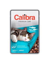 CALIBRA Cat Premium Line Adult Trout&Salmon 100 g