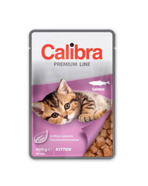CALIBRA Cat Premium Line Kitten Salmon 100 g