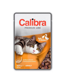CALIBRA Cat Premium Line Adult Duck&Chicken 100 g