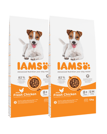 IAMS ProActive Health Mature & Senior All breeds Chicken Csirkével 24 kg (2x12 kg)