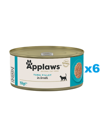 APPLAWS Cat Tonhalfilé húslevesben 6x156 g