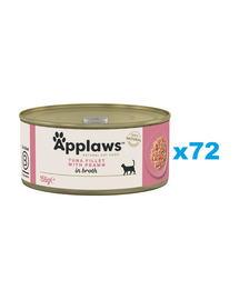 APPLAWS Cat Tonhal garnélarákkal húslevesben 72x156 g
