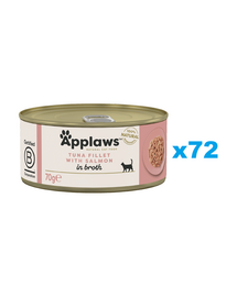 APPLAWS Cat Tonhal lazaccal húslevesben 72x70 g